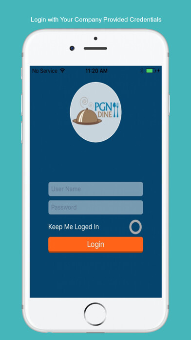 Emulate iPhone app PGN Dine using MyAndroid