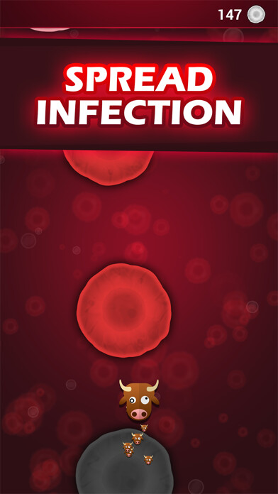 Emulate iPhone app Phage Rage - eat the living! using MyAndroid