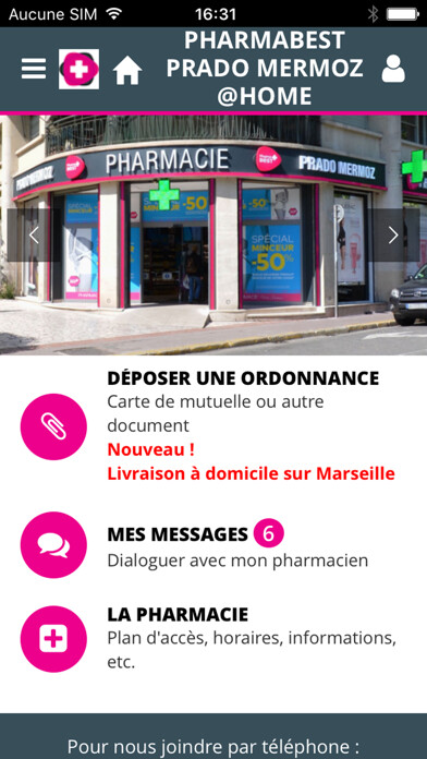 Emulate iPhone app PharmaBest Prado Mermoz @home using MyAndroid