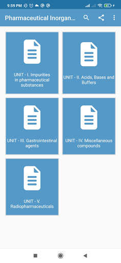 Run android online APK Pharmaceutical Inorganic Chemistry from MyAndroid or emulate Pharmaceutical Inorganic Chemistry using MyAndroid
