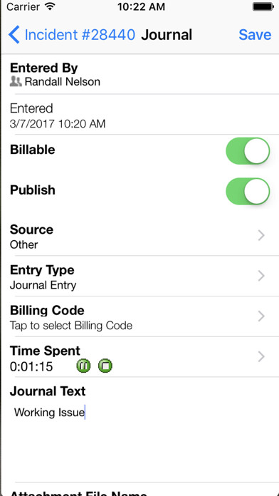 Emulate iPhone app PhaseWare Tracker Mobile using MyAndroid