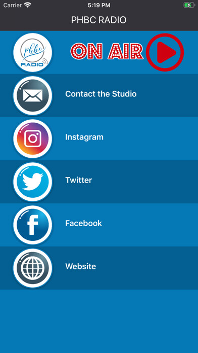 Emulate iPhone app PHBC Radio using MyAndroid Emulate iPhone app PHBC Radio using MyAndroid