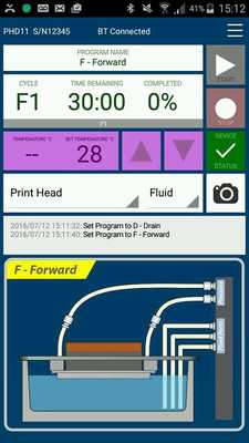 Emulate Android APK PHD - Print Head Doctor BT2.0