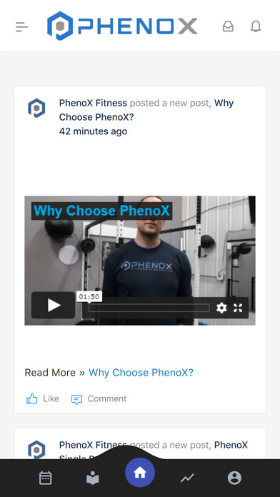 Emulate iPhone app PhenoX Fitness using MyAndroid