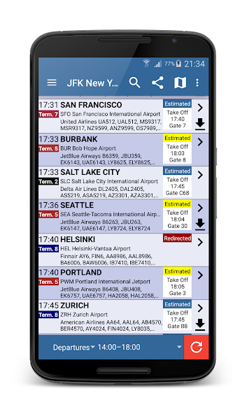 Emulate iPhone app Philadelphia Airport: Flights using MyAndroid Emulate iPhone app Philadelphia Airport: Flights using MyAndroid