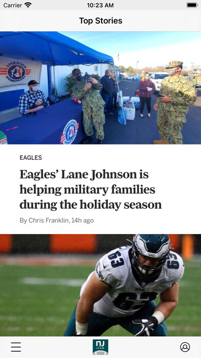 Emulate iPhone app Philadelphia Eagles News using MyAndroid Emulate iPhone app Philadelphia Eagles News using MyAndroid