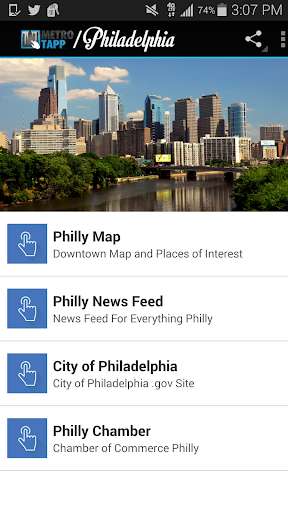 Run android online APK Philadelphia Pennsylvania from MyAndroid or emulate Philadelphia Pennsylvania using MyAndroid