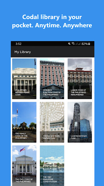 Run android online APK PhiLaw: Codal Library from MyAndroid or emulate PhiLaw: Codal Library using MyAndroid
