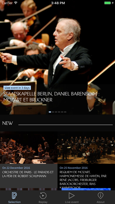 Emulate iPhone app Philharmonie Live using MyAndroid Emulate iPhone app Philharmonie Live using MyAndroid