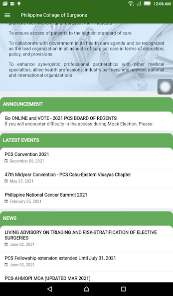 Run android online APK Philippine College of Surgeons from MyAndroid or emulate Philippine College of Surgeons using MyAndroid Run android online APK Philippine College of Surgeons from MyAndroid or emulate Philippine College of Surgeons using MyAndroid