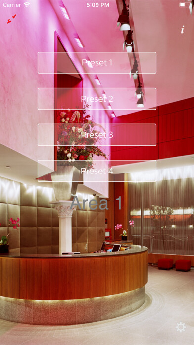 Emulate iPhone app Philips Dynalite DynamicTouch using MyAndroid