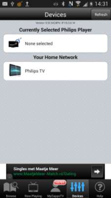Emulate Android APK Philips TV Media