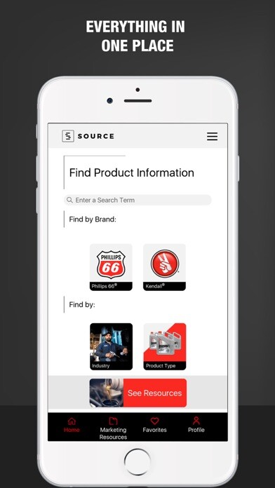 Emulate iPhone app Phillips 66 Lubricants Source using MyAndroid