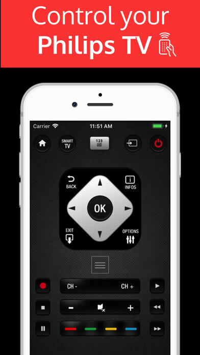 Emulate iPhone app PhilRemote: remote Philips TV using MyAndroid Emulate iPhone app PhilRemote: remote Philips TV using MyAndroid