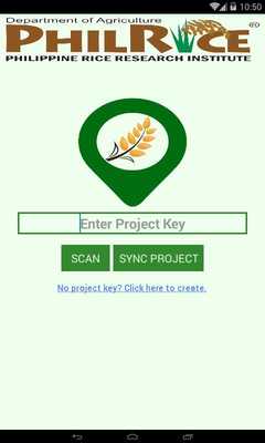 Emulate Android APK PhilRice Geo Tagging