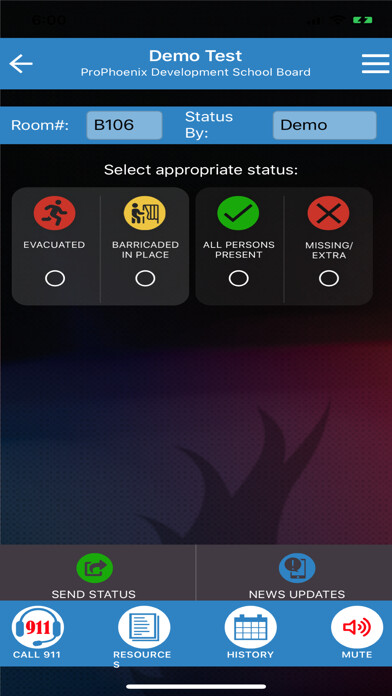 Emulate iPhone app Phoenix Alert using MyAndroid