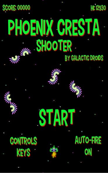 Run android online APK Phoenix Cresta Arcade Shooter from MyAndroid or emulate Phoenix Cresta Arcade Shooter using MyAndroid
