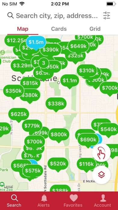 Emulate iPhone app Phoenix Homes for Sale using MyAndroid Emulate iPhone app Phoenix Homes for Sale using MyAndroid