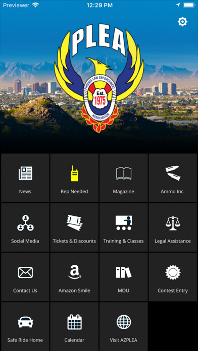 Emulate iPhone app Phoenix Law Enforcement Assn. using MyAndroid Emulate iPhone app Phoenix Law Enforcement Assn. using MyAndroid