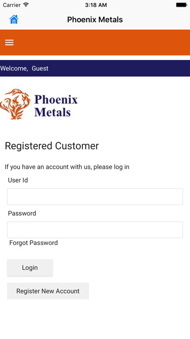 Emulate iPhone app Phoenix Metals using MyAndroid