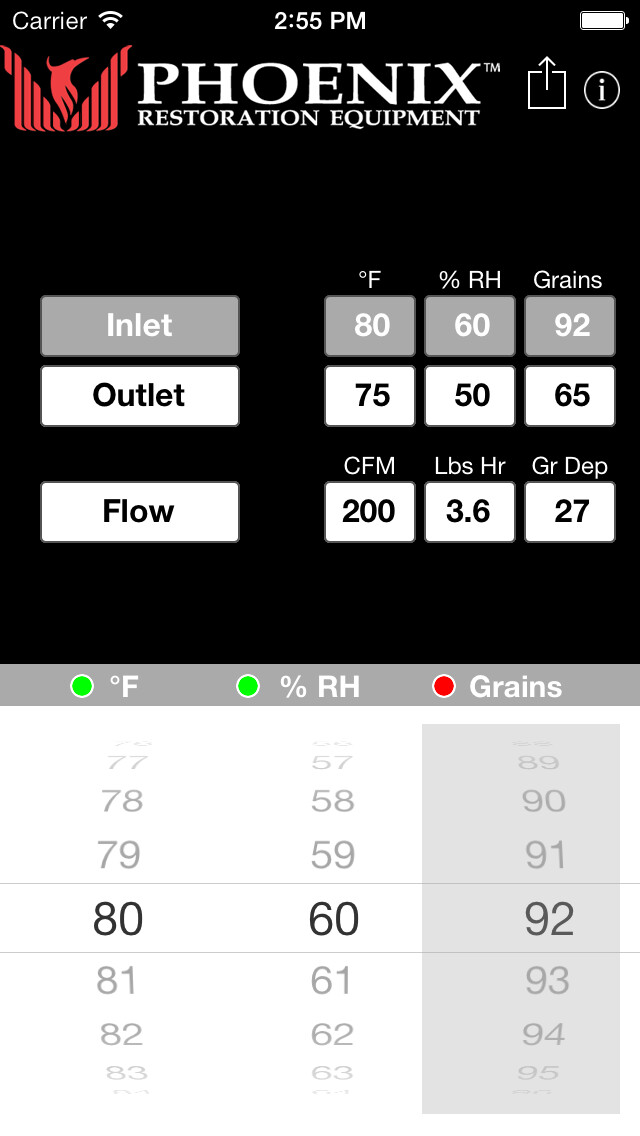 Emulate iPhone app Phoenix Psychrometric Calculator using MyAndroid Emulate iPhone app Phoenix Psychrometric Calculator using MyAndroid