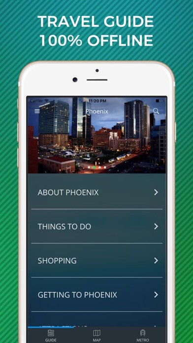 Emulate iPhone app Phoenix Travel Guide with Offline Street Map using MyAndroid Emulate iPhone app Phoenix Travel Guide with Offline Street Map using MyAndroid