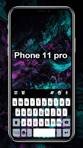 Run android online APK Phone 11 Pro Keyboard Background from MyAndroid or emulate Phone 11 Pro Keyboard Background using MyAndroid