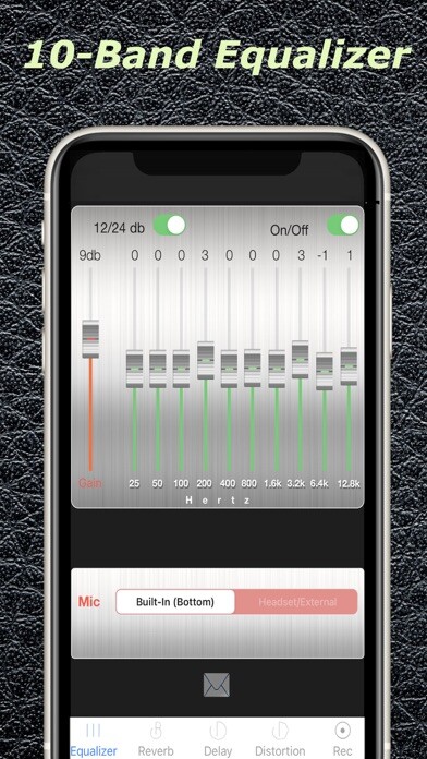 Emulate iPhone app PhoneAmp-Your handy amplifier using MyAndroid