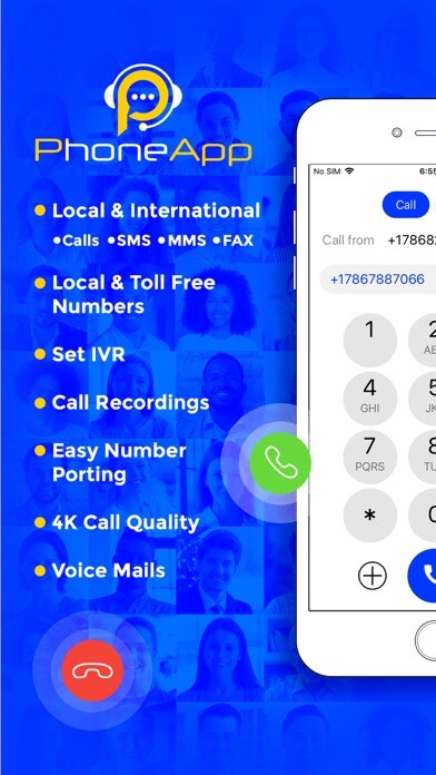 Emulate iPhone app PhoneApp . using MyAndroid