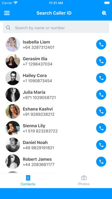 Emulate iPhone app Phone Caller ID - Block Spam using MyAndroid