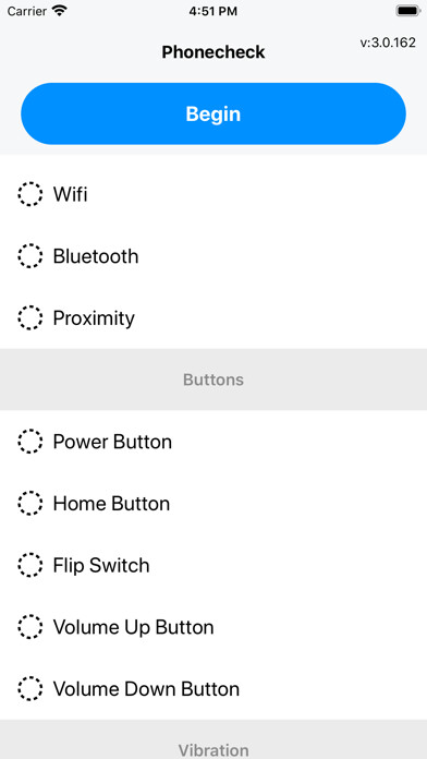 Emulate iPhone app PhoneCheck2 using MyAndroid