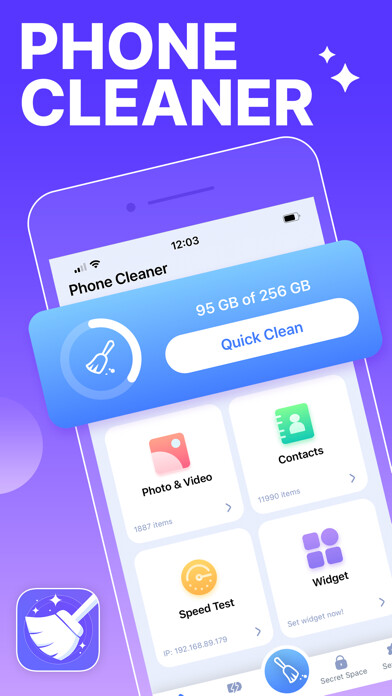 Emulate iPhone app Phone Cleaner: Clean Storage+ using MyAndroid Emulate iPhone app Phone Cleaner: Clean Storage+ using MyAndroid