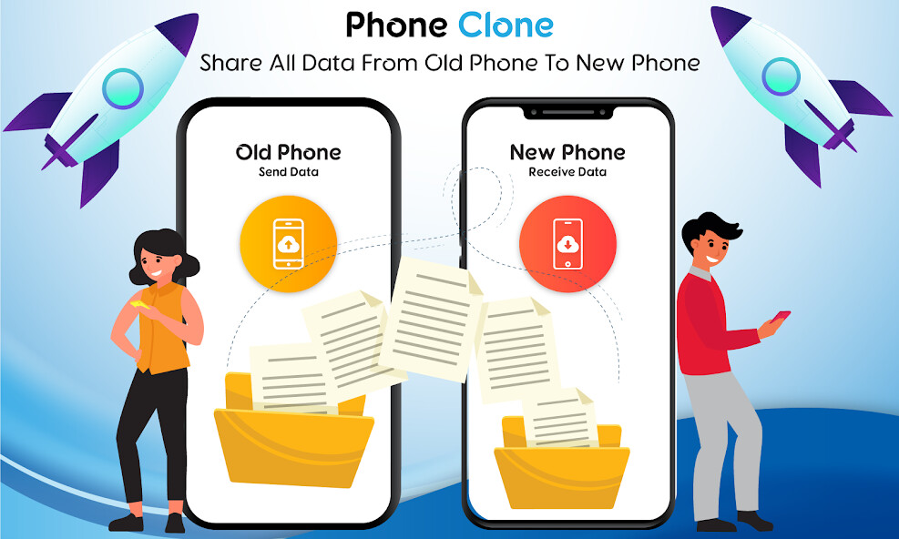 Run android online APK Phone Clone, File Sharing App from MyAndroid or emulate Phone Clone, File Sharing App using MyAndroid