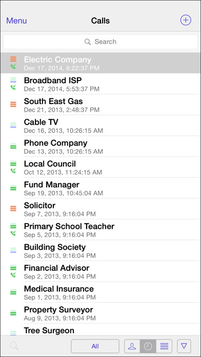 Emulate iPhone app PhoneLog for iPhone & iPad using MyAndroid
