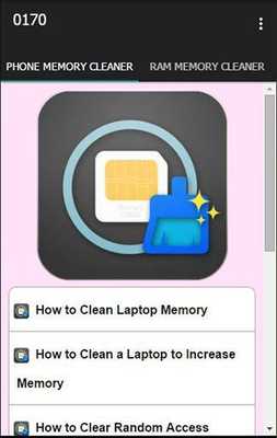 Emulate Android APK Phone Memory Cleaner Tip Emulate Android APK Phone Memory Cleaner Tip