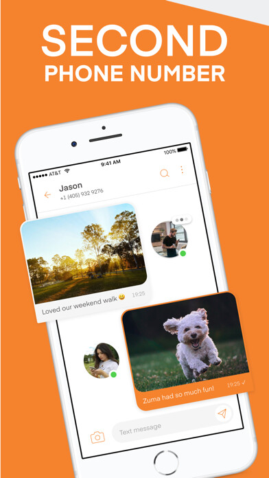 Emulate iPhone app Phoner: Text+Call+Phone Number using MyAndroid