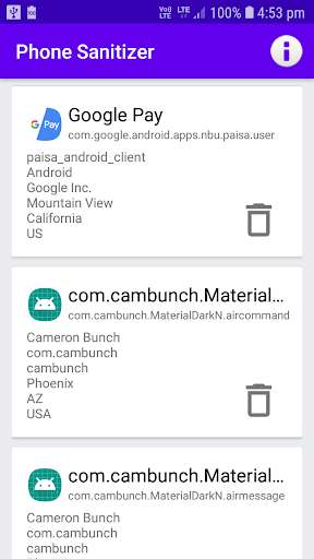 Run android online APK Phone Sanitizer from MyAndroid or emulate Phone Sanitizer using MyAndroid