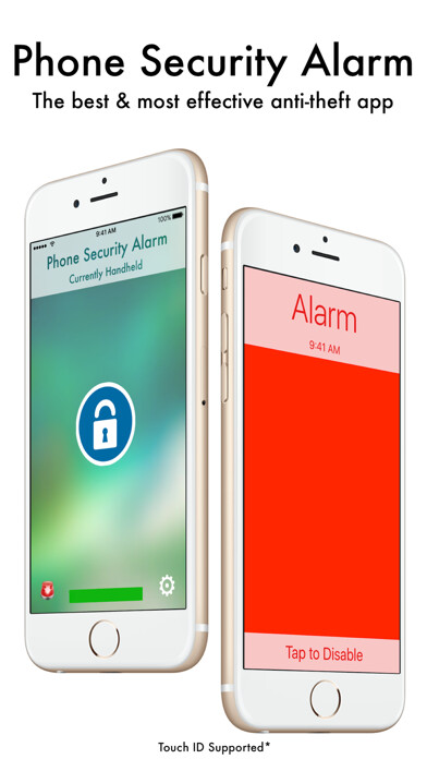 Emulate iPhone app Phone Security Alarm Pro using MyAndroid