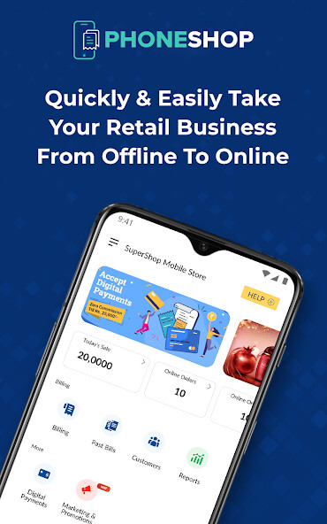 Run android online APK Phone Shop - Billing App from MyAndroid or emulate Phone Shop - Billing App using MyAndroid