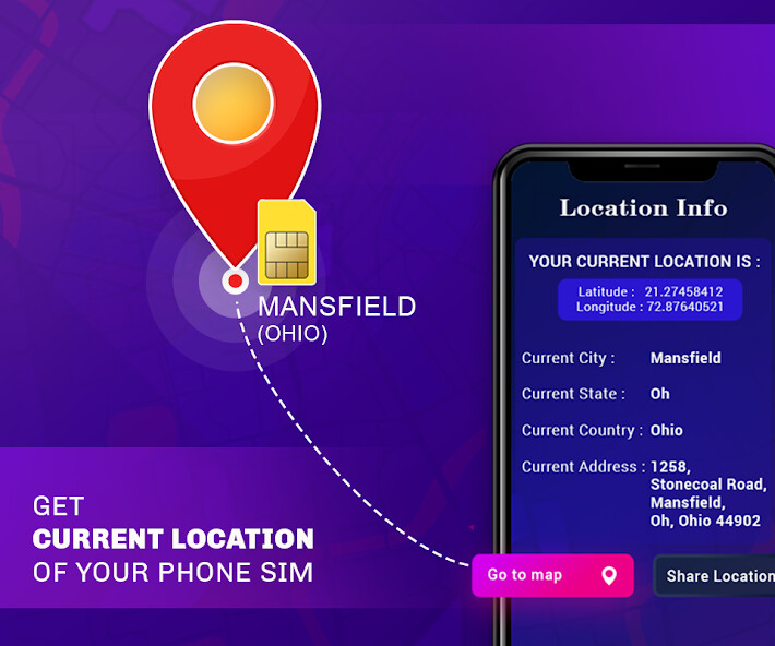 Run android online APK Phone Sim Location Information from MyAndroid or emulate Phone Sim Location Information using MyAndroid