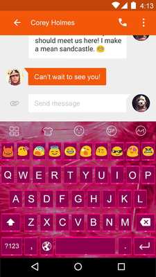Emulate Android APK phone theme-Emoji Gif Keyboard