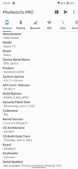 Run android online APK PhoNetInfo - Phone Info from MyAndroid or emulate PhoNetInfo - Phone Info using MyAndroid