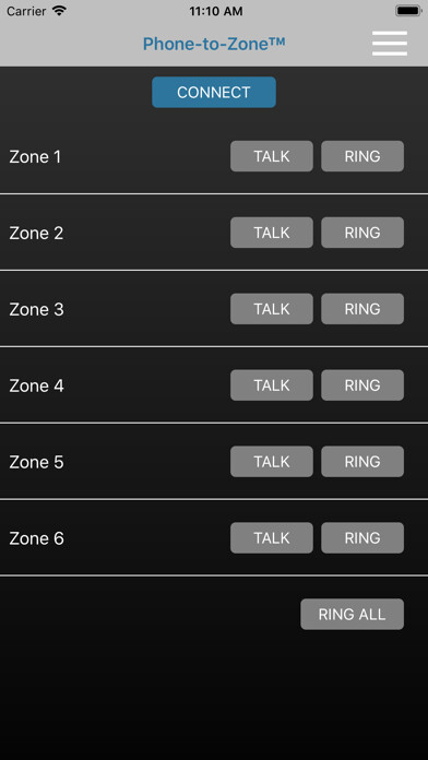 Emulate iPhone app Phone-to-Zone using MyAndroid