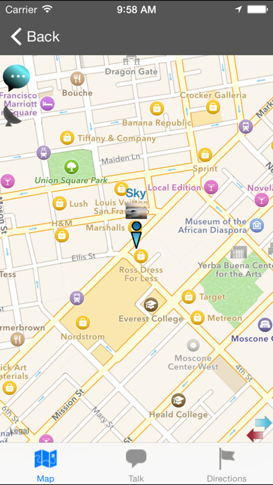 Emulate iPhone app Phone Tracker:IM Map Navigator using MyAndroid