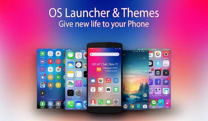 Emulate Android APK Phone X Launcher, OS 11 iLauncher  theme