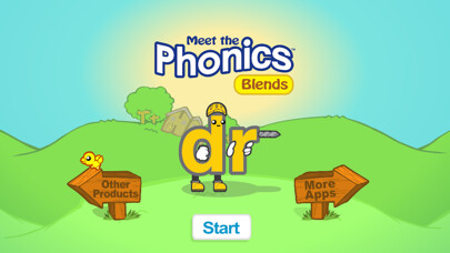 Emulate iPhone app Phonics Blends Game using MyAndroid