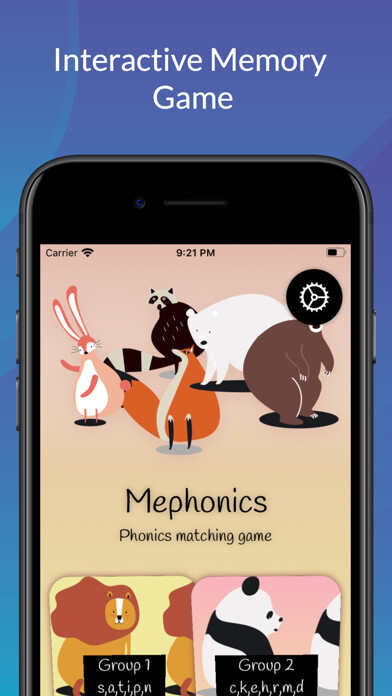 Emulate iPhone app Phonics Memory Game using MyAndroid Emulate iPhone app Phonics Memory Game using MyAndroid