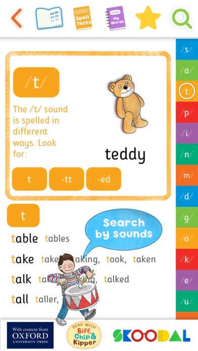 Emulate iPhone app Phonics Spelling Dictionary using MyAndroid Emulate iPhone app Phonics Spelling Dictionary using MyAndroid