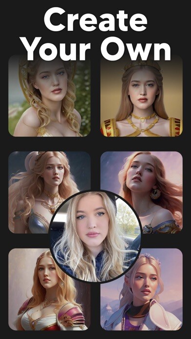 Emulate iPhone app Photic - AI Photo Generator using MyAndroid