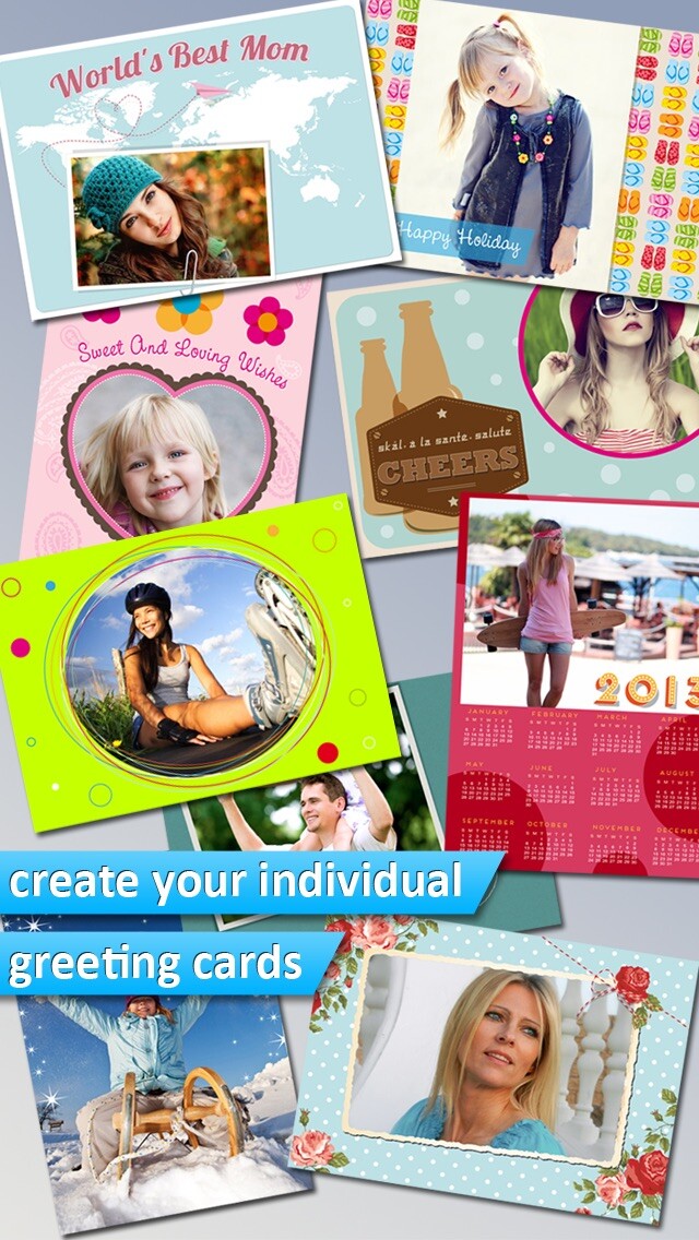 Emulate iPhone app PHOTO2cards - build great cards using MyAndroid